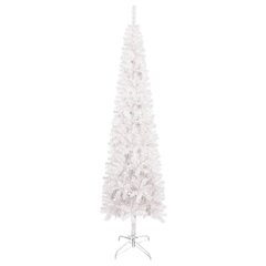 Siauria Kalėdų eglutė, balta, 210cm kaina ir informacija | Eglutės, vainikai, stovai | pigu.lt