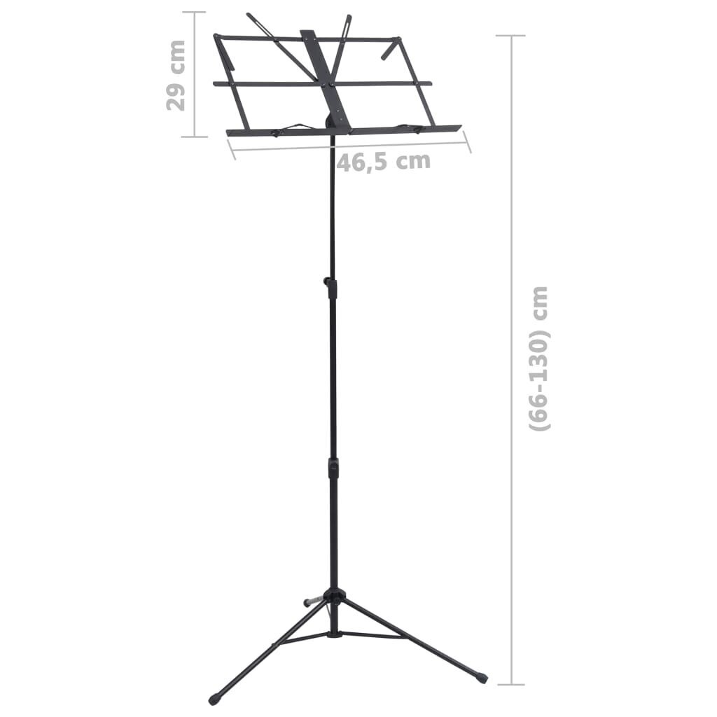 Stovas natoms, juodas kaina ir informacija | Priedai muzikos instrumentams | pigu.lt