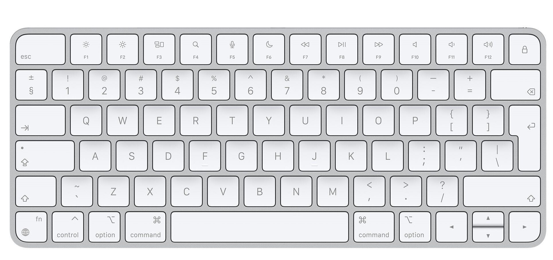 Apple Magic Keyboard - International English - MK2A3Z/A kaina ir informacija | Klaviatūros | pigu.lt