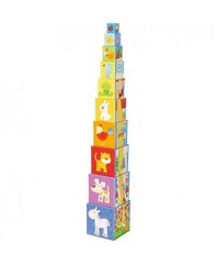 Haba piramidė iš kubelių kaina ir informacija | Žaislai kūdikiams | pigu.lt