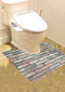 Minkštas wc kilimėlis 50x55cm Benedomo цена и информация | Vonios kambario aksesuarai | pigu.lt