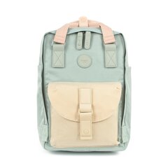 Рюкзак Himawari, песочный-зеленый цена и информация | Рюкзаки и сумки | pigu.lt