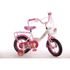 Vaikiškas dviratukas Disney Printsess 12" , rožinis kaina ir informacija | Disney Dviračiai, paspirtukai, riedučiai, riedlentės | pigu.lt