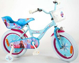 Велосипед для девочек Disney Frozen 2, 16 цена и информация | Велосипеды | pigu.lt