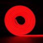Neoninės LED juostos raudonas 12V 5m 8W/m komplektas su maitinimo šaltiniu kaina ir informacija | LED juostos | pigu.lt