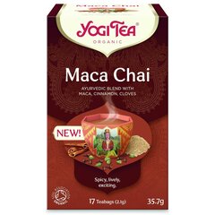 Пряный чай Maca Yogi Tea, 17 пакетиков цена и информация | Чай | pigu.lt