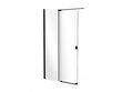 Walk-In dušo kabina Besco Vayo Black, 100,110,120 x 200 cm цена и информация | Dušo durys ir sienelės | pigu.lt