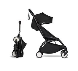 Babyzen sportinis vežimėlis Yoyo² 6+, Black/Black kaina ir informacija | Vežimėliai | pigu.lt