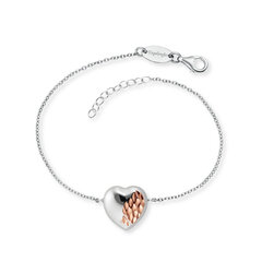 Engelsrufer позолоченный серебряный браслет Сердце - 17 + 3 см цена и информация | Женские браслеты | pigu.lt