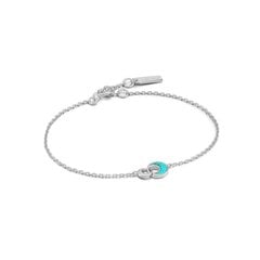 Ania Haie серебряный браслет Tidal Turquoise Crescent link цена и информация | Женский браслет | pigu.lt