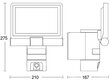 Sensorinis fotoaparato apšvietimas XLED CAM 1 kaina ir informacija | Lauko šviestuvai | pigu.lt