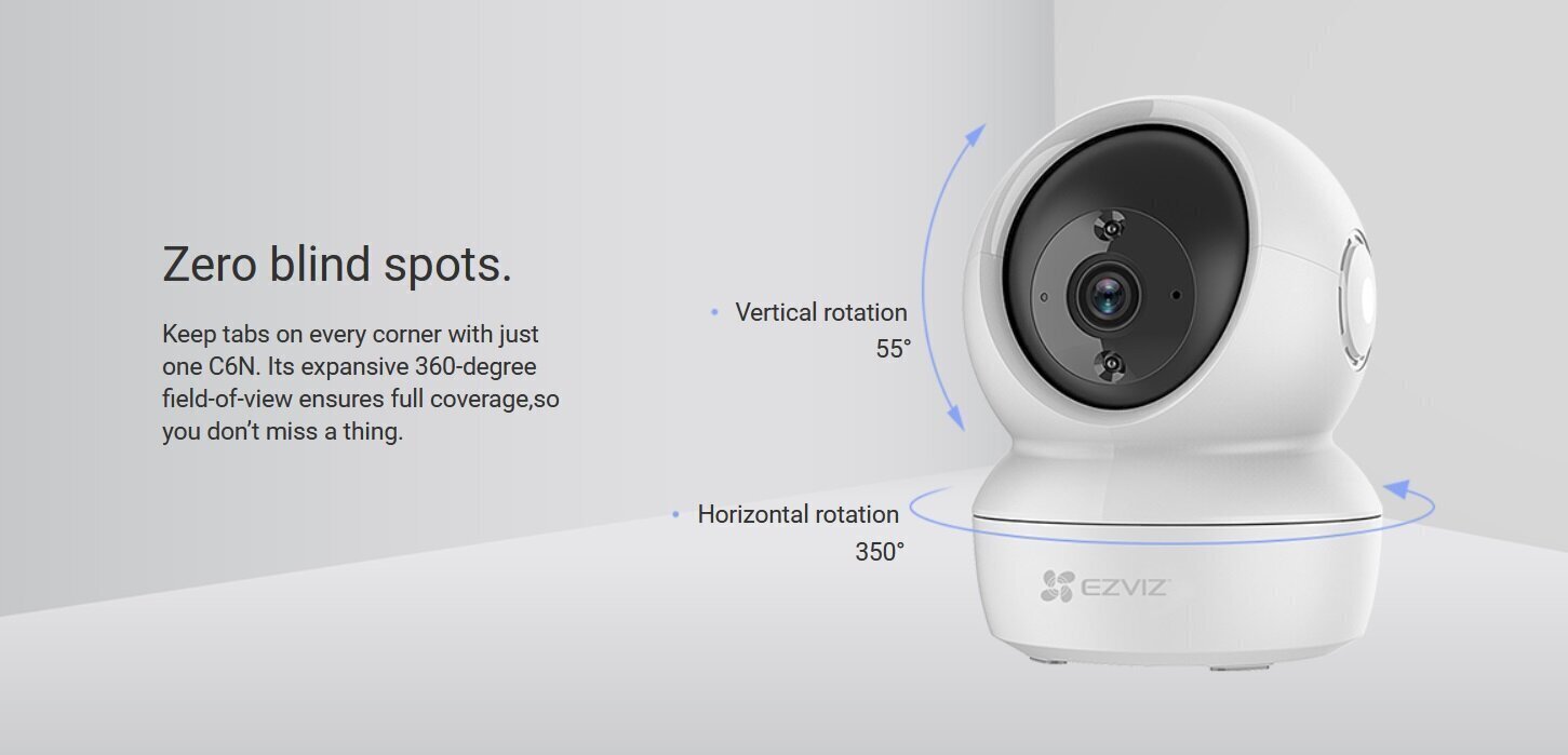 IP stebėjimo kamera EZVIZ C6N 4MP vidinė kaina ir informacija | Stebėjimo kameros | pigu.lt