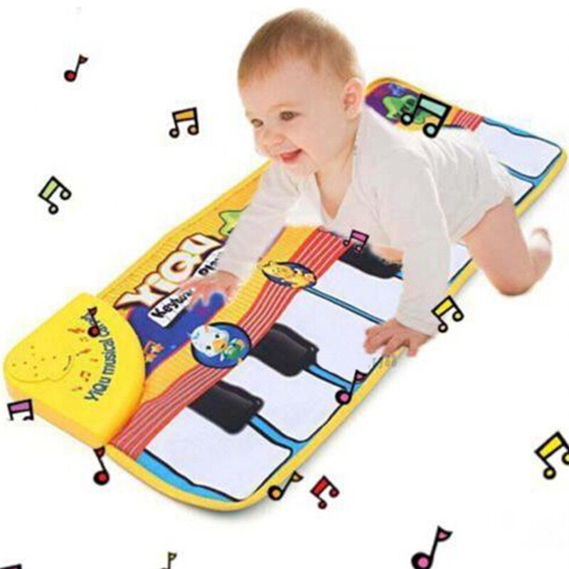 Muzikinis kilimėlis mini pianinas kaina ir informacija | Lavinamieji žaislai | pigu.lt