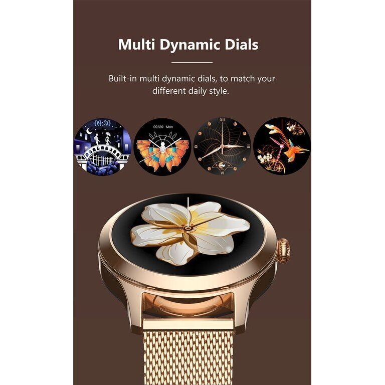 Išmanusis laikrodis Gino Rossi Smartwatch SW014-1 kaina ir informacija | Moteriški laikrodžiai | pigu.lt