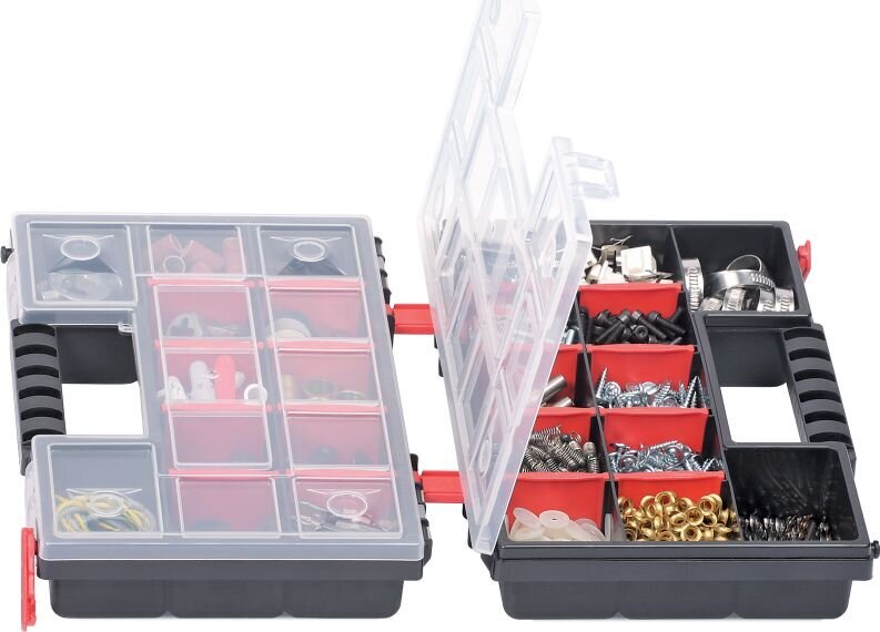 Dėžė įrankiams Nors Duo, 287x186x100 mm kaina ir informacija | Įrankių dėžės, laikikliai | pigu.lt