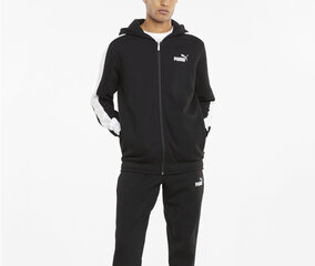 Cпортивный костюм Puma Hooded Sweat Suit, черный цена и информация | Мужская спортивная одежда | pigu.lt