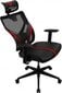 Žaidimų kėdė ThunderX3 YAMA 1, juoda/raudona kaina ir informacija | Biuro kėdės | pigu.lt