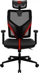 Žaidimų kėdė ThunderX3 YAMA 1, juoda/raudona kaina ir informacija | Biuro kėdės | pigu.lt