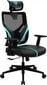 Žaidimų kėdė ThunderX3 YAMA 1, juoda/mėlyna цена и информация | Biuro kėdės | pigu.lt