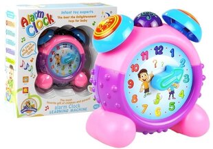 Žaislinis edukacinis laikrodis rožinis kaina ir informacija | Žaislai kūdikiams | pigu.lt