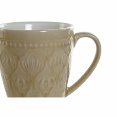 Кружка Mug DKD Home Decor Фарфор Красный Серый Белый (340 ml) (4 штук) цена и информация | Стаканы, фужеры, кувшины | pigu.lt