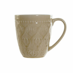 Кружка Mug DKD Home Decor Фарфор Красный Серый Белый (340 ml) (4 штук) цена и информация | Стаканы, фужеры, кувшины | pigu.lt