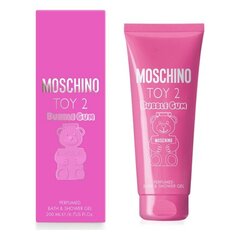 Увлажняющий гель для душа Moschino Toy 2 Bubble Gum, 200 мл цена и информация | Масла, гели для душа | pigu.lt