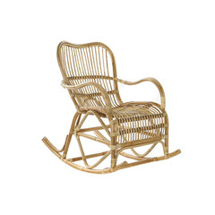 Кресло-качалка DKD Home Decor Коричневый ротанг волокно (62 x 94 x 93 cm) цена и информация | Кресла в гостиную | pigu.lt