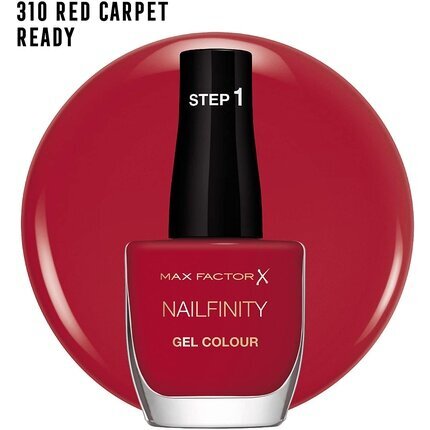 Nagų lakas Max Factor Nailfinity 12 ml, 310-Red carpet ready kaina ir informacija | Nagų lakai, stiprintojai | pigu.lt