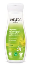 Молочко для тела Weleda Citrus Hydrating 24H, 200 мл цена и информация | Кремы, лосьоны для тела | pigu.lt