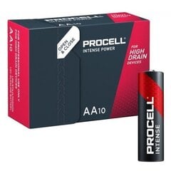 Duracell elementas Procell Intense LR6 AA, 10 vnt. kaina ir informacija | Elementai | pigu.lt