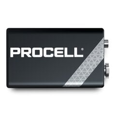Duracell baterija Procell Intense 6LR61 9V, 10 vnt. kaina ir informacija | Elementai | pigu.lt