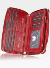 Женский кожаный кошелек на молнии STEVENS  цена и информация | Женские кошельки, держатели для карточек | pigu.lt