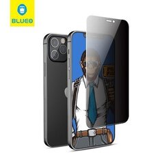 Защитное стекло 5D Mr. Monkey Glass для Apple iPhone 12 Pro max (6,7") black (Strong Privacy) цена и информация | Защитные пленки для телефонов | pigu.lt