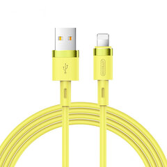 Joyroom USB - Lightning cable 2,4A 1,2 m (S-1224N2 Yellow) цена и информация | Кабели для телефонов | pigu.lt