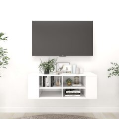 TV spintelė, balta, 102x35x35 cm kaina ir informacija | TV staliukai | pigu.lt