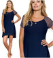 Naktinukai Nipplex Sabrina, mėlynos spalvos цена и информация | Naktiniai, pižamos moterims | pigu.lt