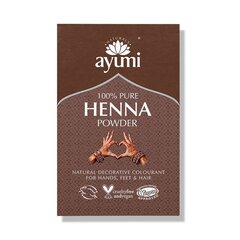 Milteliai kūno piešimui ir plaukams Chna Mendhi Pure Henna Ayumi, 100 g kaina ir informacija | Plaukų dažai | pigu.lt