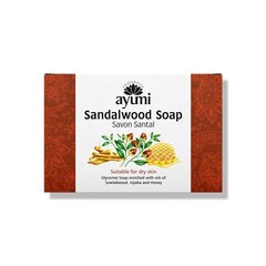 Мыло Sandalwood Jojoba Ayumi Sandalwood для сухой кожи, 100 г цена и информация | Мыло | pigu.lt