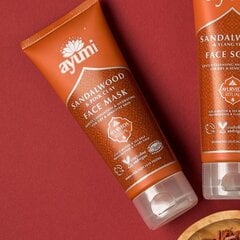 Veido kaukė Sandalwood Pink Clay Ayumi su santalu ir rožiniu moliu, 100 ml kaina ir informacija | Veido kaukės, paakių kaukės | pigu.lt