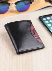 Vyriška odinė piniginė Pierre Cardin Tilak29 1810 RFID apsauga, juodos spalvos kaina ir informacija | Vyriškos piniginės, kortelių dėklai | pigu.lt