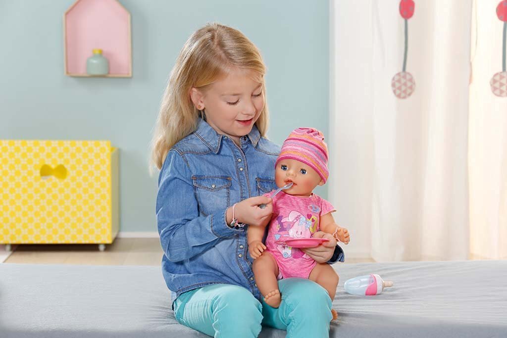 Interaktyvi lėlė kūdikis mergaitė Baby born ®, 822005 цена и информация | Žaislai mergaitėms | pigu.lt