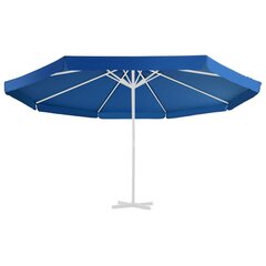 Pakaitinis audinys lauko skėčiui nuo saulės, mėlynas, 500 cm цена и информация | Зонты, маркизы, стойки | pigu.lt