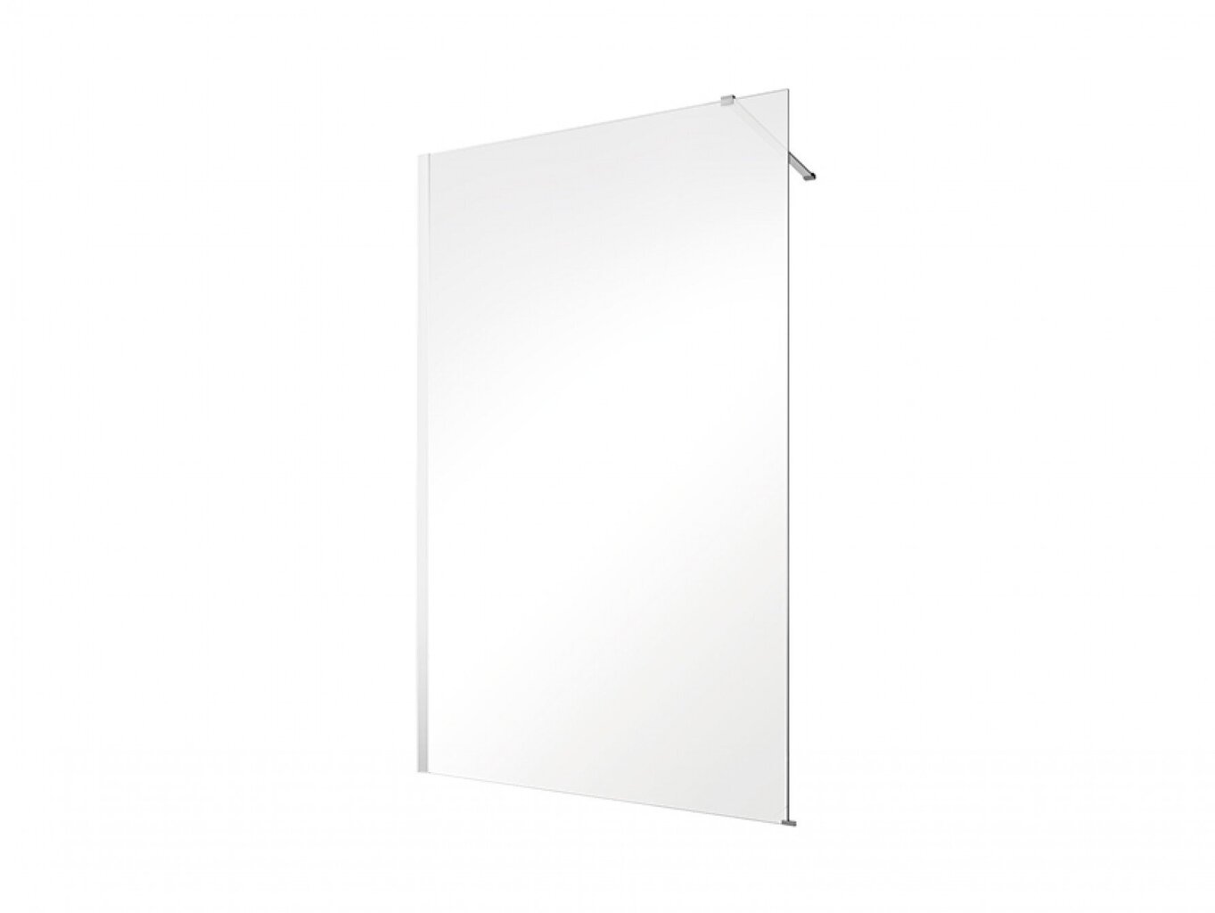 Walk-In dušo kabina Besco Eco-N, 90,100,110,120 x 195 cm kaina ir informacija | Dušo durys ir sienelės | pigu.lt