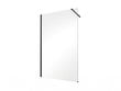 Walk-In dušo kabina Besco Eco-N Black, 90,100,110,120 x 195 cm kaina ir informacija | Dušo durys ir sienelės | pigu.lt