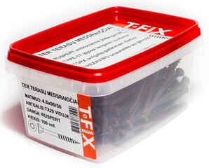 Medsraigčiai T-Fix TX20 4.2x45/24, 250 vnt цена и информация | Крепежные изделия | pigu.lt