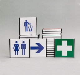 Информационная табличка «Женский туалет»,1 шт. цена и информация | Информационные знаки | pigu.lt