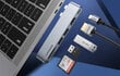 Šakotuvas 6-in-1 UGREEN CM380 USB-C Hub, skirtas MacBook Air / Pro, pilkas цена и информация | Adapteriai, USB šakotuvai | pigu.lt