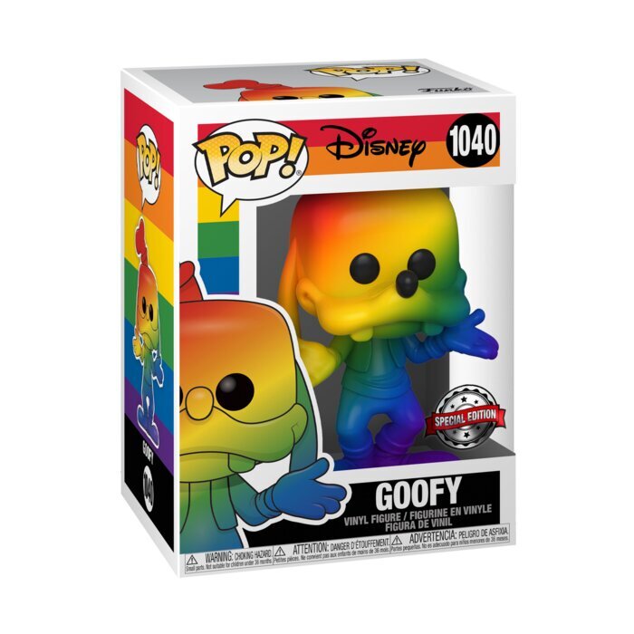 Funko POP! Disney Goofy rainbow Exclusive цена и информация | Žaidėjų atributika | pigu.lt