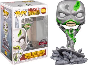 Funko POP! Marvel Zombie Silver Surfer Exclusive kaina ir informacija | Žaidėjų atributika | pigu.lt